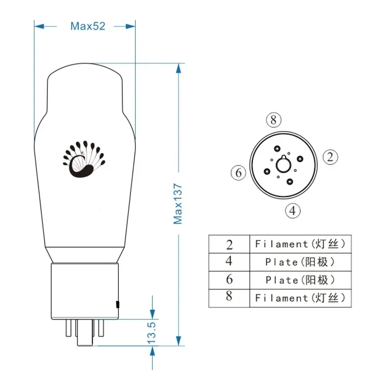 PSVANE Tube 5U4G Rectifier Tube Replace 274B 5Z3P for Vacuum Amplifier HIFI Power Amplifier Audio
PSVANE Tube 5U4G Rectifier Tube Replace 274B 5Z3P for Vacuum Amplifier HIFI Power Amplifier Audio