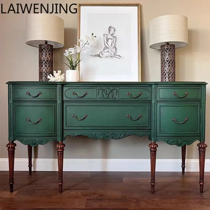 HLZ retro home entrance cabinet medieval solid wood carving flower dining side storage cabinet wall decoration cabinet
HLZ retro home entrance cabinet medieval solid wood carving flower dining side storage cabinet wall decoration cabinet