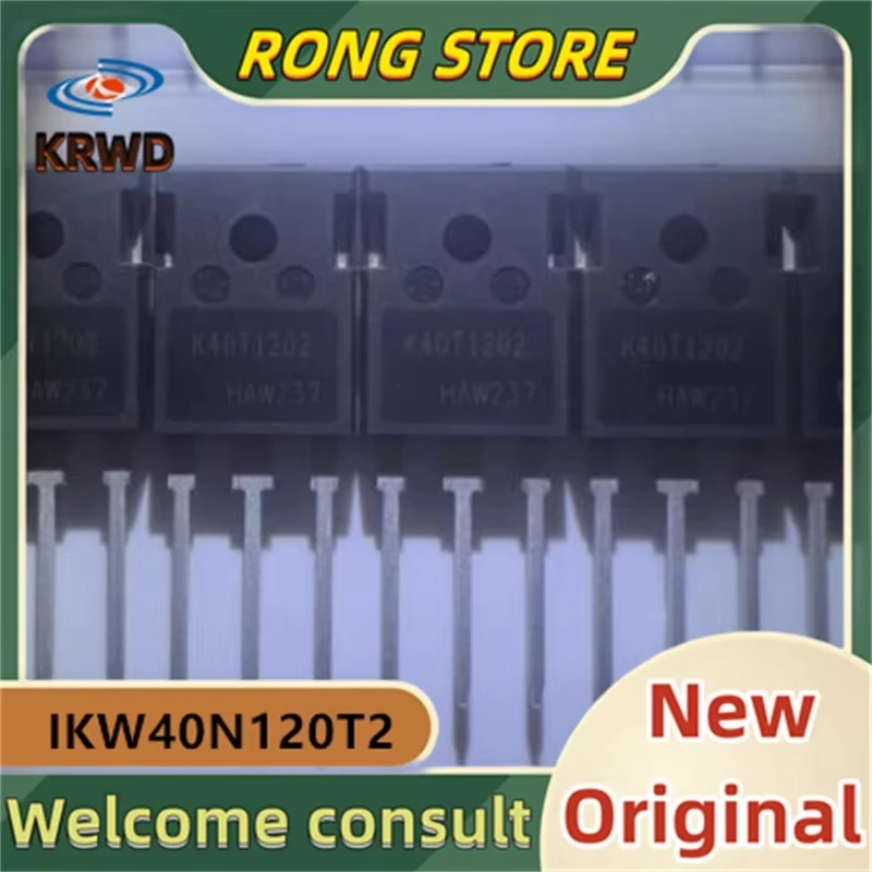 (5PCS) K40T1202 New and Original Chip IC IKW40N120T2 IKW40N120 TO-247
(5PCS) K40T1202 New and Original Chip IC IKW40N120T2 IKW40N120 TO-247