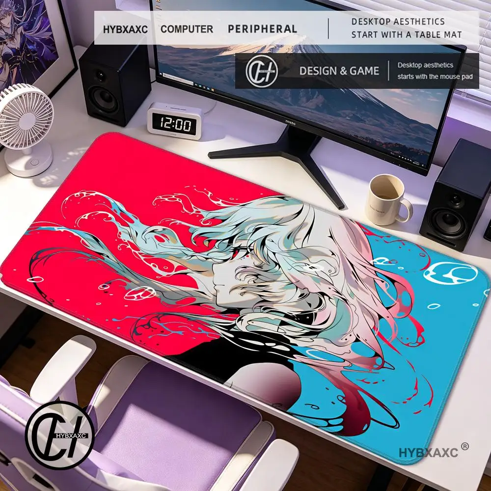 HYBXAXC Vibrant Red Blue Anime Girl Mouse Pad Non-Slip Washable Desk Pad for Gamers & Students
HYBXAXC Vibrant Red Blue Anime Girl Mouse Pad Non-Slip Washable Desk Pad for Gamers & Students