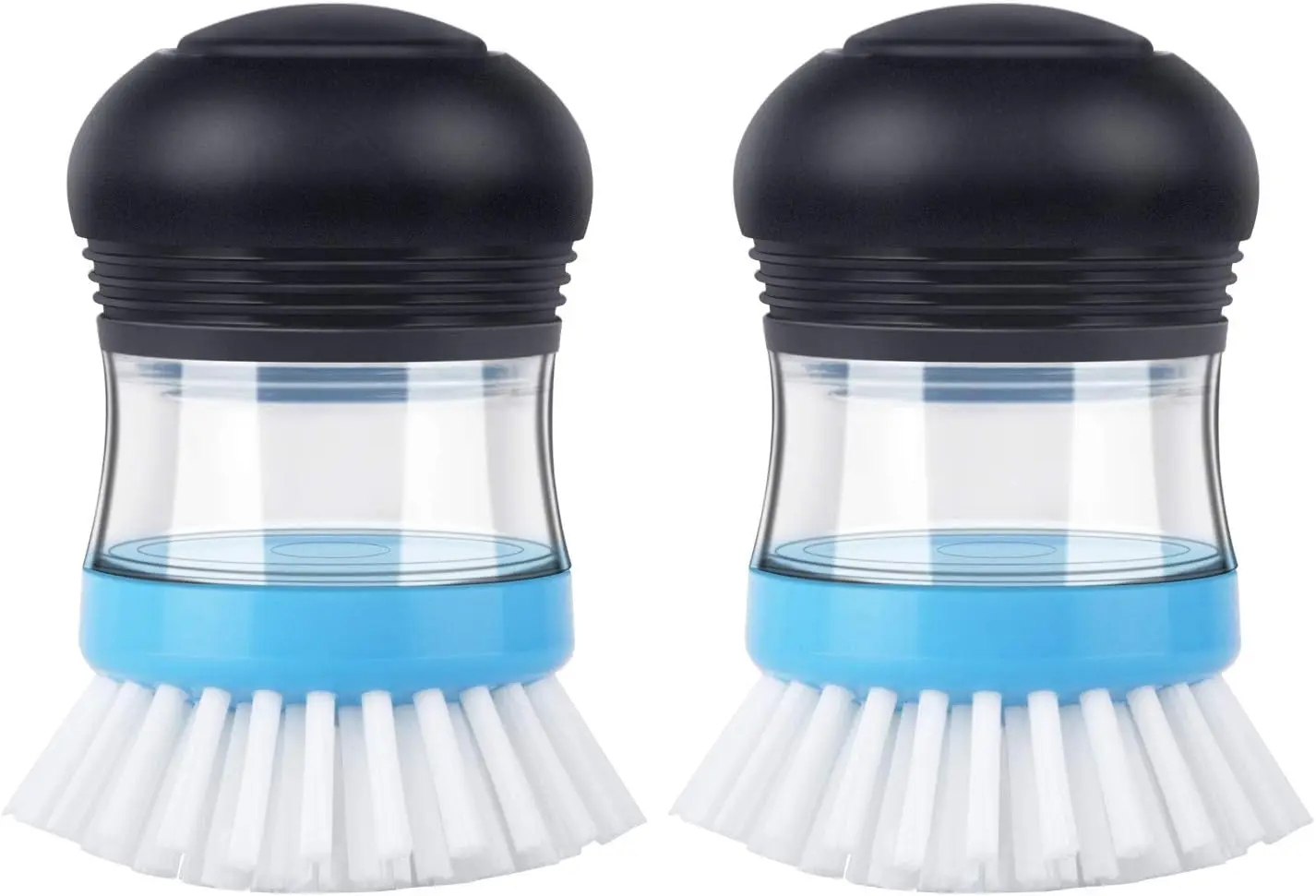 Soap Dispensing Palm Brush for Kitchen Dish Pot Pan Sink Cleaning, Pack of 2, Navy/Blue
Soap Dispensing Palm Brush for Kitchen Dish Pot Pan Sink Cleaning, Pack of 2, Navy/Blue