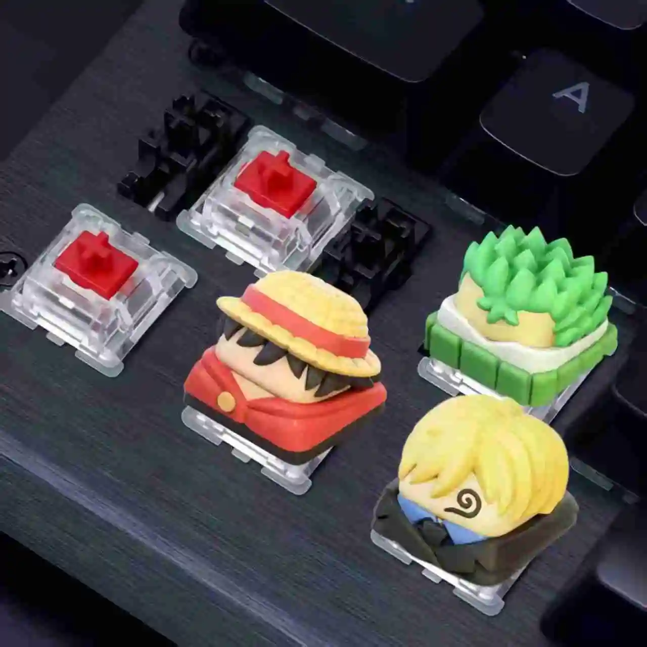 3PCS One Piece Peripherals Mechanical Keyboard Replacement Cap Roronoa Zoro Creative Cartoon Keycaps Monkey D Luffy Sanji Gift
3PCS One Piece Peripherals Mechanical Keyboard Replacement Cap Roronoa Zoro Creative Cartoon Keycaps Monkey D Luffy Sanji Gift