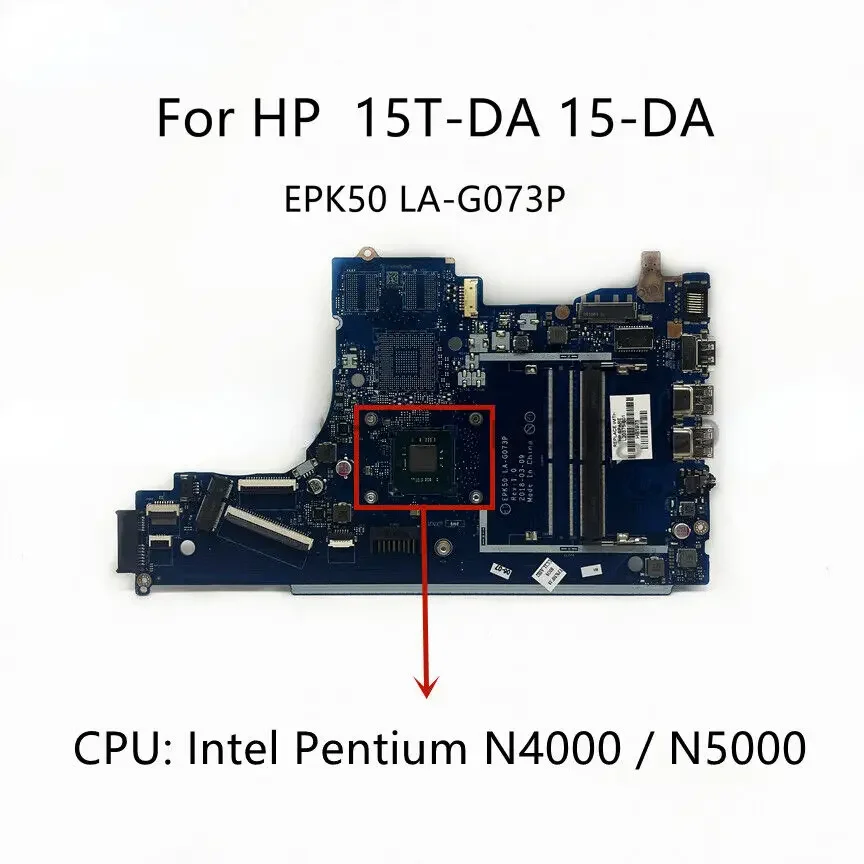 Для основной платы HP 15T-DA 15-DA N4000 N5000 CPU DDR4 EPK50 LA-G073P L20375-601-б/у
Для основной платы HP 15T-DA 15-DA N4000 N5000 CPU DDR4 EPK50 LA-G073P L20375-601-б/у