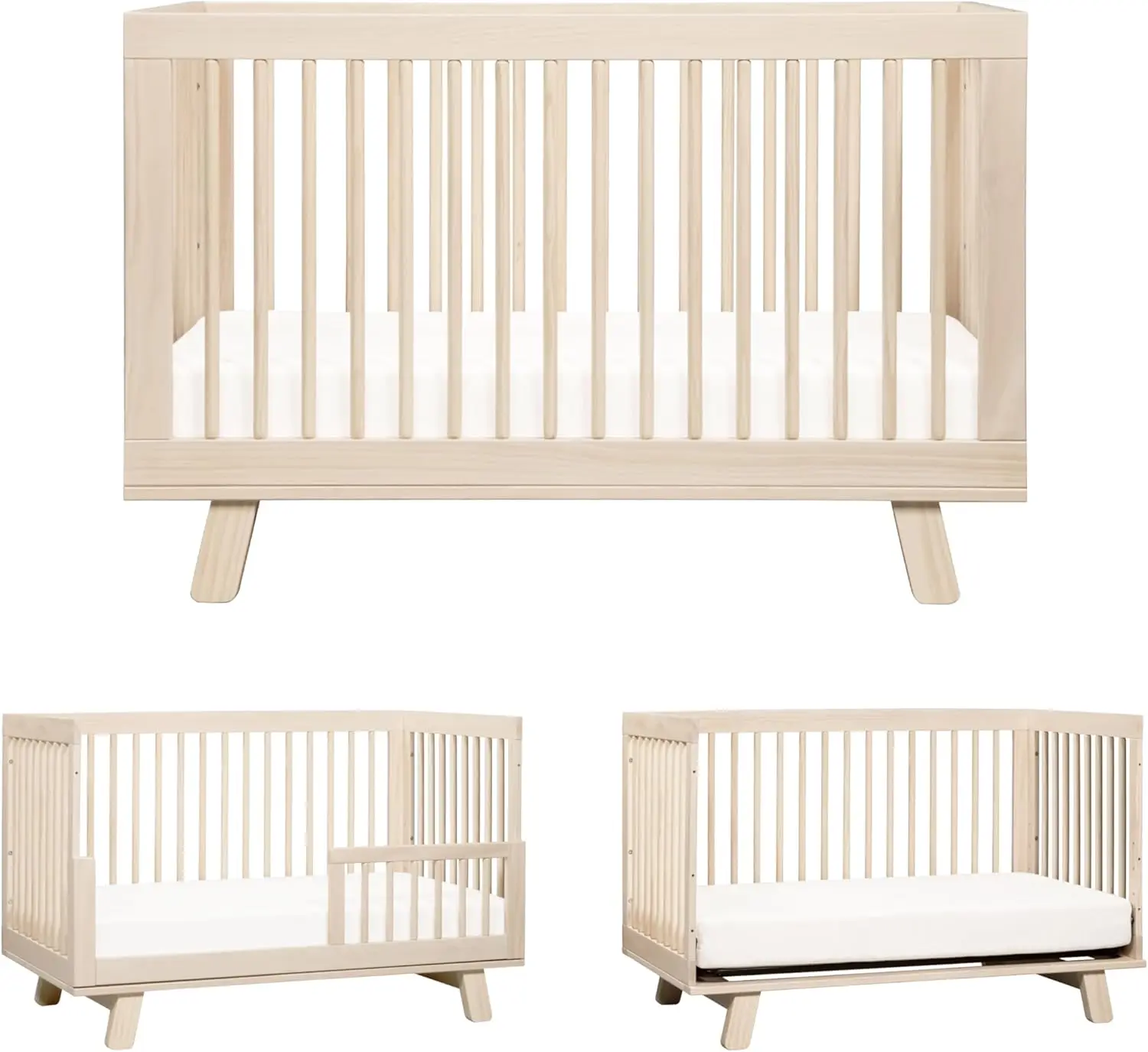 Hudson 3-in-1 Convertible Baby Crib - GREENGUARD Gold Certified - Convertible Crib to Toddler Bed and Daybed - Baby Bed with 4
Hudson 3-in-1 Convertible Baby Crib - GREENGUARD Gold Certified - Convertible Crib to Toddler Bed and Daybed - Baby Bed with 4