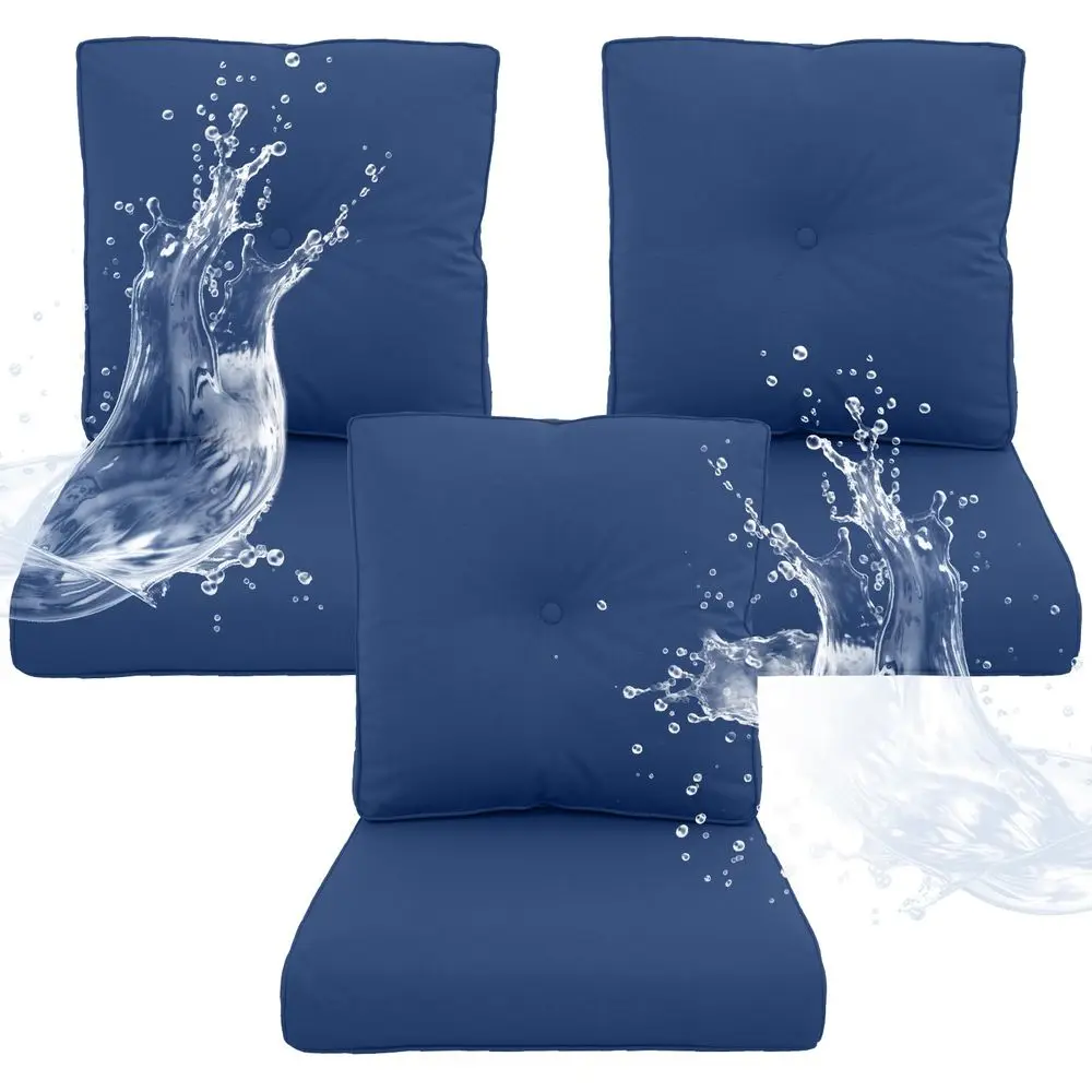 Chair Cushions 3 Sets 22 24 Patio Furniture Cushions with Removable Cover, 27D High Density Sponge Filling Outdoor Patio Cushio
Chair Cushions 3 Sets 22 24 Patio Furniture Cushions with Removable Cover, 27D High Density Sponge Filling Outdoor Patio Cushio