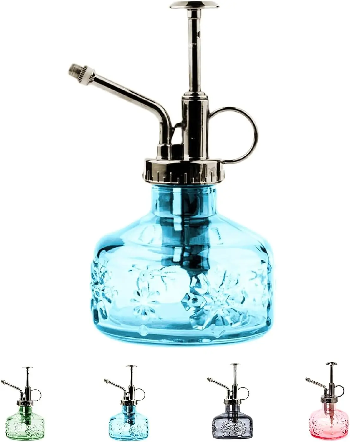 Glass Plant Mister Spray Bottle for Indoor Plants, Succulent Watering, Tall Vintage Style with Bronze Pump
Glass Plant Mister Spray Bottle for Indoor Plants, Succulent Watering, Tall Vintage Style with Bronze Pump