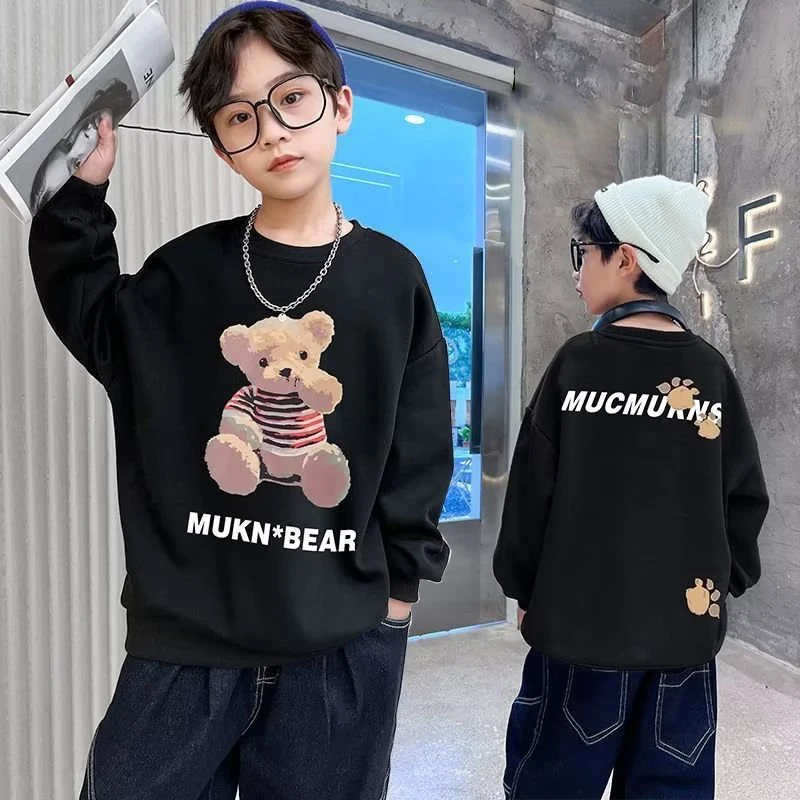 Boys' Sweater Spring and Autumn Style New Mid sized Children's Autumn Top Boys' Autumn Bottom Shirt Fashionable and Fashionable
Boys' Sweater Spring and Autumn Style New Mid sized Children's Autumn Top Boys' Autumn Bottom Shirt Fashionable and Fashionable