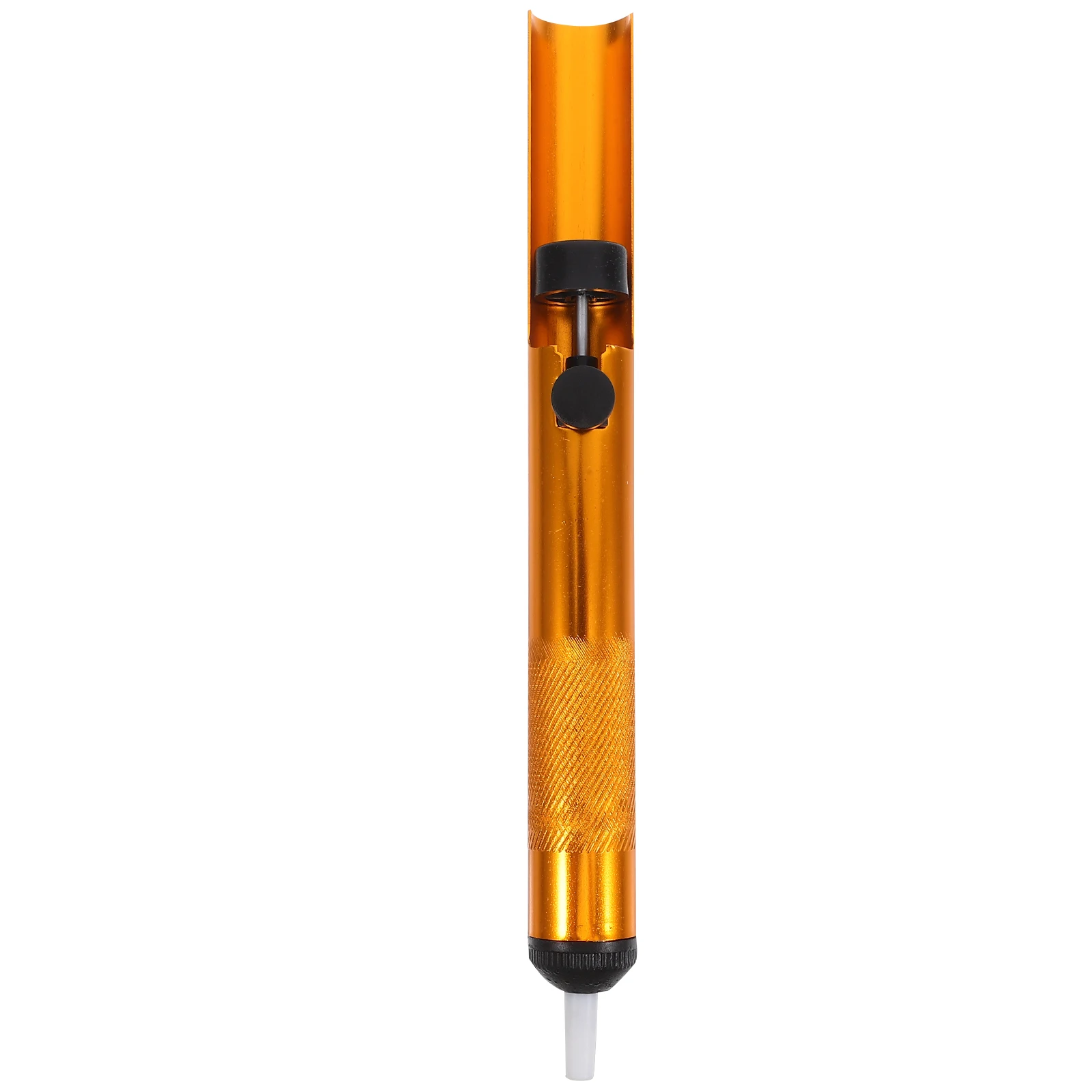 Golden Solder Sucker H held Aluminum Desoldering Pump Tool Silicone Tips Solder Removal Maintenance Easy Cleaning Portable
Golden Solder Sucker H held Aluminum Desoldering Pump Tool Silicone Tips Solder Removal Maintenance Easy Cleaning Portable