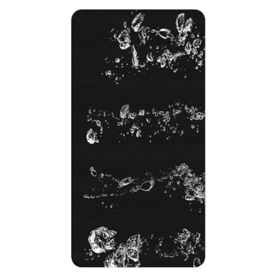 Non-Slip Peel and Stick Bath Shower Mat Black White Bubbles 16x35 for Bathroom Safety with Durable Waterproof Material
Non-Slip Peel and Stick Bath Shower Mat Black White Bubbles 16x35 for Bathroom Safety with Durable Waterproof Material