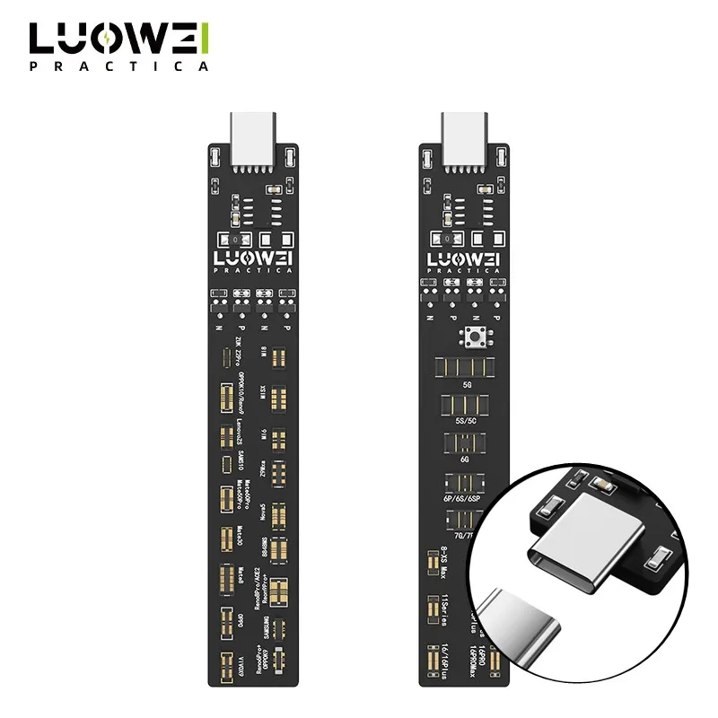 LUOWEI LW-B01/B02 Battery Activation Board for IP5-16ProMax SAMSUNG HUAWEI OPPO VIVO No Disassembly Fast Charging Board
LUOWEI LW-B01/B02 Battery Activation Board for IP5-16ProMax SAMSUNG HUAWEI OPPO VIVO No Disassembly Fast Charging Board