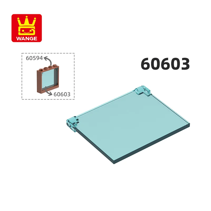 Конструктор Wange 60603 100 г/91 шт., окно, стекло, 1x4x3, строительные блоки MOC, дом, совместимый с кирпичами, детские игрушки, подарочная коробка
Конструктор Wange 60603 100 г/91 шт., окно, стекло, 1x4x3, строительные блоки MOC, дом, совместимый с кирпичами, детские игрушки, подарочная коробка