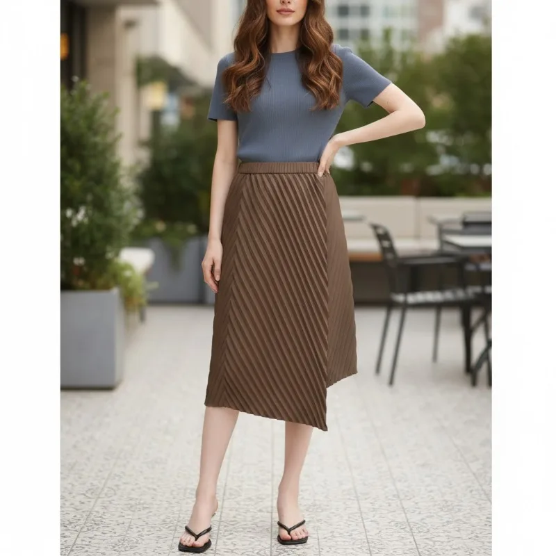 Плиссированная юбка-полусолнце Miyake 2026, летняя, дизайнерская, высококачественная, в новом стиле, асимметричная, модель для женщин
Плиссированная юбка-полусолнце Miyake 2026, летняя, дизайнерская, высококачественная, в новом стиле, асимметричная, модель для женщин