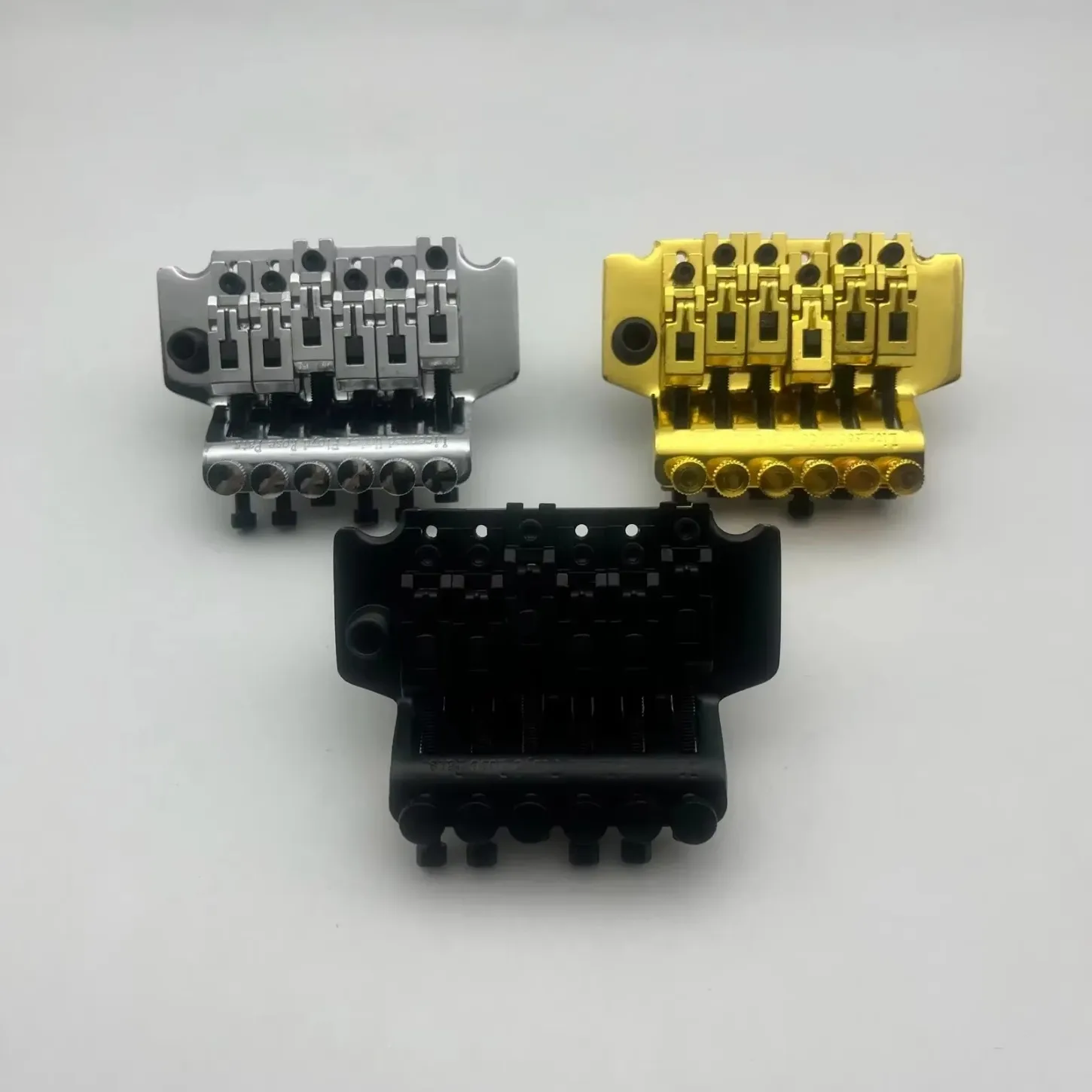 Left Handed Double Locking Tremolo Bridge System for ST Style Electric Guitar Replacement Accessories
Left Handed Double Locking Tremolo Bridge System for ST Style Electric Guitar Replacement Accessories