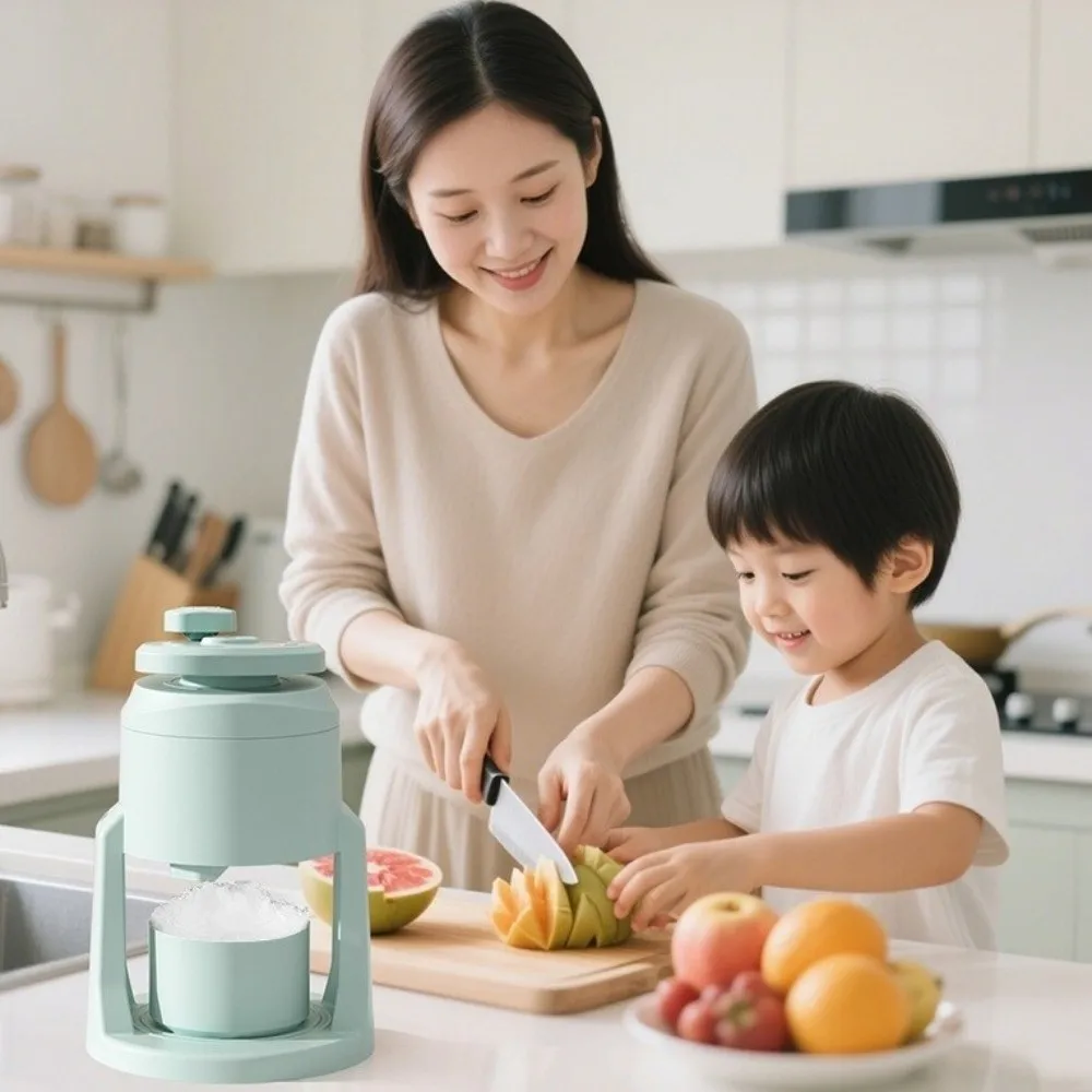 Plastic Manual Shaved Ice Machine High-capacity DIY Ice Breaking Machine Anti Slip Handle Labor-saving Drink Making Machine
Plastic Manual Shaved Ice Machine High-capacity DIY Ice Breaking Machine Anti Slip Handle Labor-saving Drink Making Machine