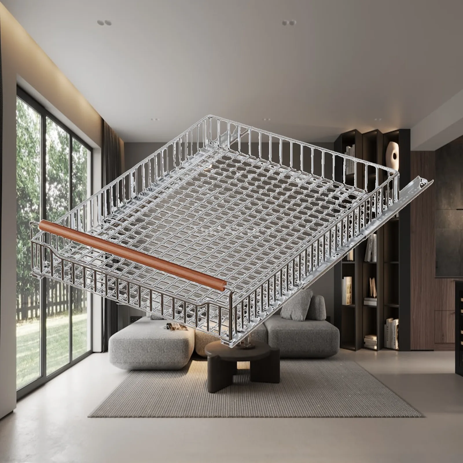 Pullout Drawer Basket Slide Out Pantry Shelf,Multipurpose,Sliding,Metal Wire,under Shelf Basket for Snack Panties Underwear
Pullout Drawer Basket Slide Out Pantry Shelf,Multipurpose,Sliding,Metal Wire,under Shelf Basket for Snack Panties Underwear