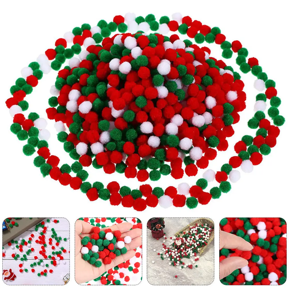 4Packs Christmas Pompom Balls 1Cm Colorful Handmade DIY Material Craft Decorations Party Supplies Creative Kids Gifts
4Packs Christmas Pompom Balls 1Cm Colorful Handmade DIY Material Craft Decorations Party Supplies Creative Kids Gifts