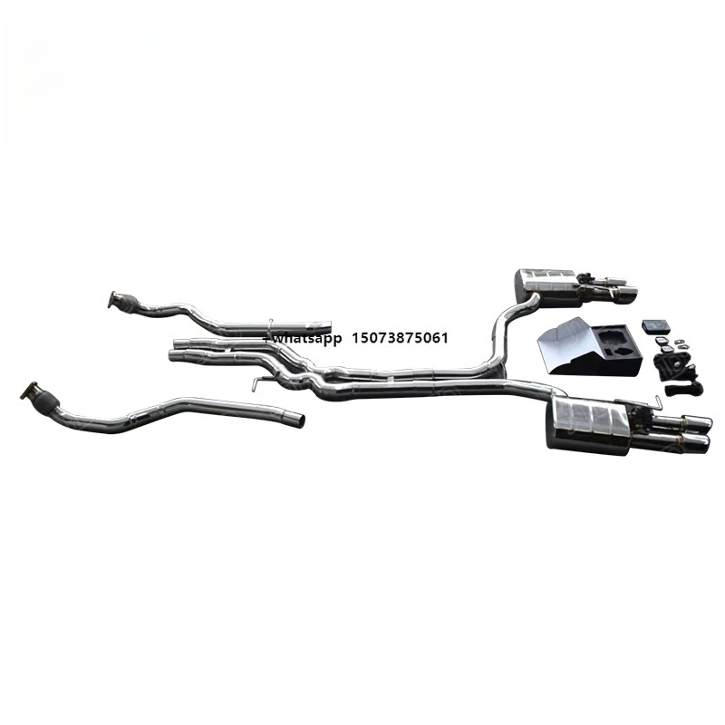 For Q5 SQ5 3.0T V6 (2018-2023) Valvetronic Exhaust System, High Performance Stainless Steel Catback with Remote Control
For Q5 SQ5 3.0T V6 (2018-2023) Valvetronic Exhaust System, High Performance Stainless Steel Catback with Remote Control