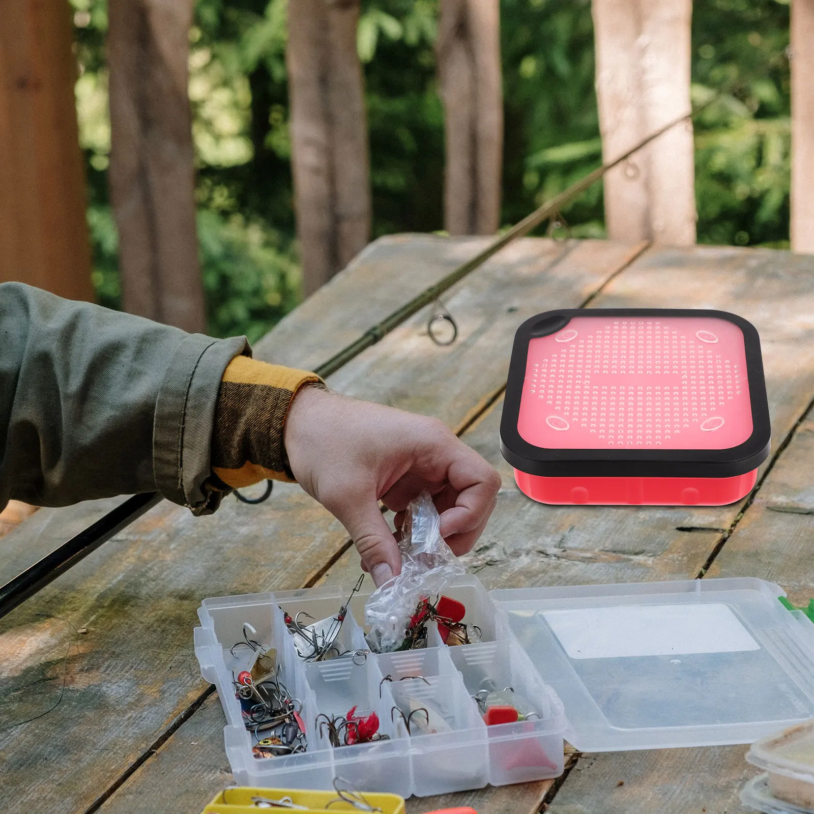 Professional Bait Box Thick Durable Multi-Function Fishing Organizer Air Vent Sealing Design Keep Worms Active Convenient
Professional Bait Box Thick Durable Multi-Function Fishing Organizer Air Vent Sealing Design Keep Worms Active Convenient