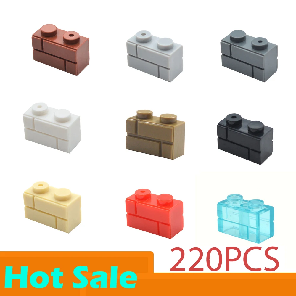 220pcs DIY Building Blocks Wall Figures Bricks 1x2 Dots Educational Castle Creative Particle Assemble Toys for Children Gifts
220pcs DIY Building Blocks Wall Figures Bricks 1x2 Dots Educational Castle Creative Particle Assemble Toys for Children Gifts
