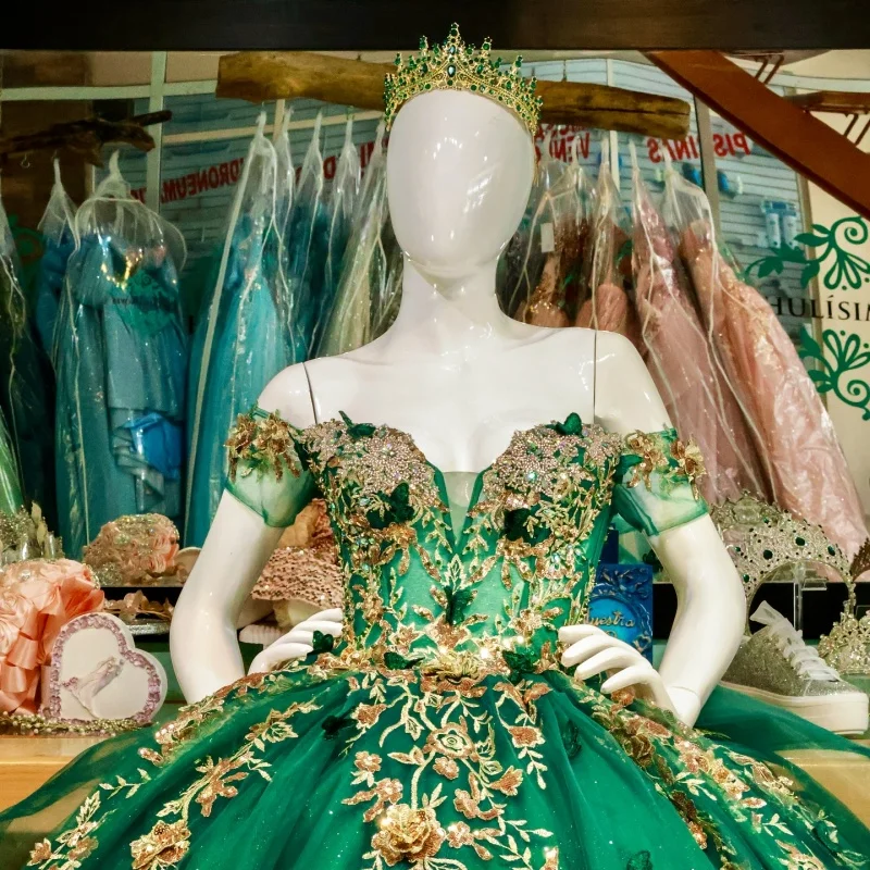 Блестящее зеленое платье Quinceanera с открытыми плечами, кружевное платье с кристаллами и блестками, аппликация, тюль, 3D цветок, платья de 15, Quinceanera по индивидуальному заказу
Блестящее зеленое платье Quinceanera с открытыми плечами, кружевное платье с кристаллами и блестками, аппликация, тюль, 3D цветок, платья de 15, Quinceanera по индивидуальному заказу