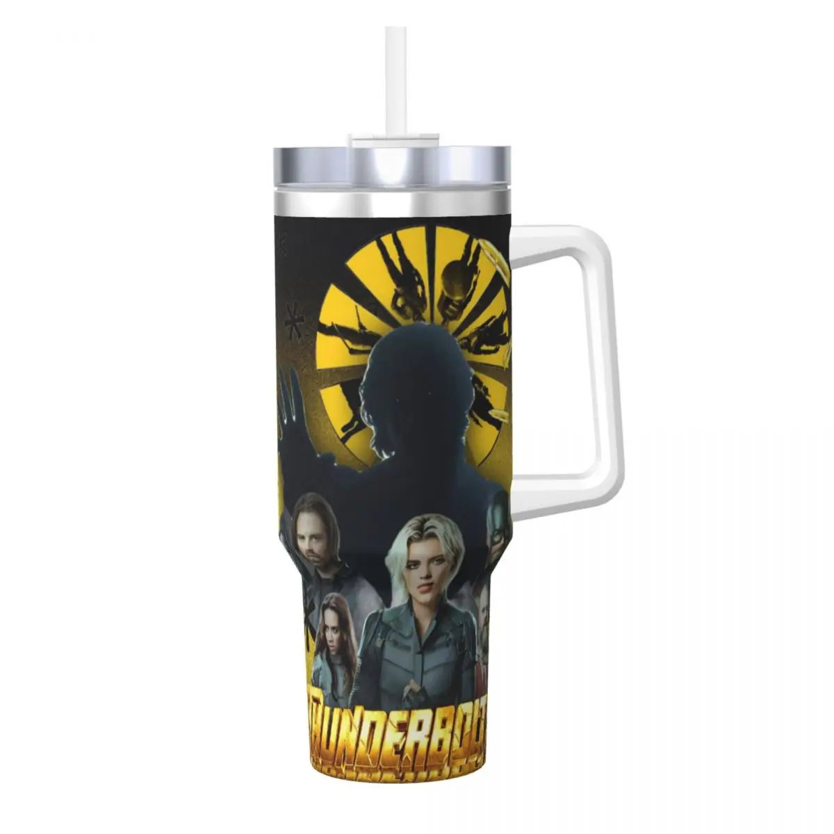 Stainless Steel Tumbler Thunderbolts The New Avengers Thermal Mug Portable Cold Drink Car Mugs Driving Graphic Water Bottle
Stainless Steel Tumbler Thunderbolts The New Avengers Thermal Mug Portable Cold Drink Car Mugs Driving Graphic Water Bottle