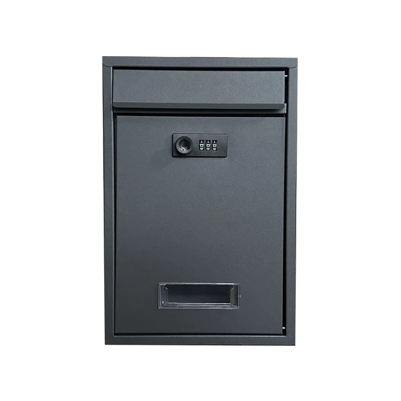 Навесной почтовый ящик из нержавеющей стали, современный, настенный, водонепроницаемый, маленький, для внесения документов и ключей вне рабочего времени
Навесной почтовый ящик из нержавеющей стали, современный, настенный, водонепроницаемый, маленький, для внесения документов и ключей вне рабочего времени