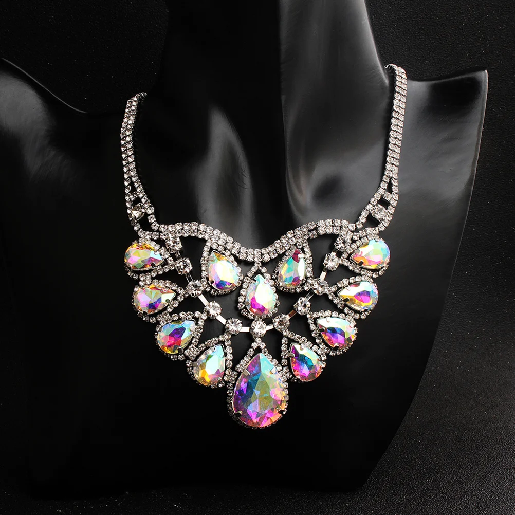 1Pcs Water Drop Collarbone Necklace Colorful Rhinestone Neck Lace Wedding Engagement Birthday Party Decorative Neck Ring
1Pcs Water Drop Collarbone Necklace Colorful Rhinestone Neck Lace Wedding Engagement Birthday Party Decorative Neck Ring