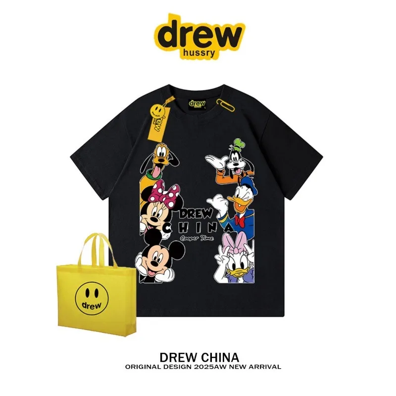 Disney Mickey Couple T-Shirts Cotton Loose Design. Cute cartoon print, must-have for fans, ideal for sweet matching outfits
Disney Mickey Couple T-Shirts Cotton Loose Design. Cute cartoon print, must-have for fans, ideal for sweet matching outfits
