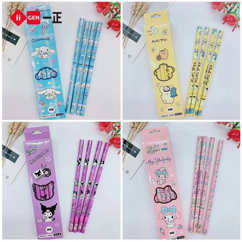 60 шт. Sanrio деревянные карандаши Kawaii My Melody Kuromi Cinnamoroll дети Рисование технические канцелярские принадлежности оптовая продажа
60 шт. Sanrio деревянные карандаши Kawaii My Melody Kuromi Cinnamoroll дети Рисование технические канцелярские принадлежности оптовая продажа
