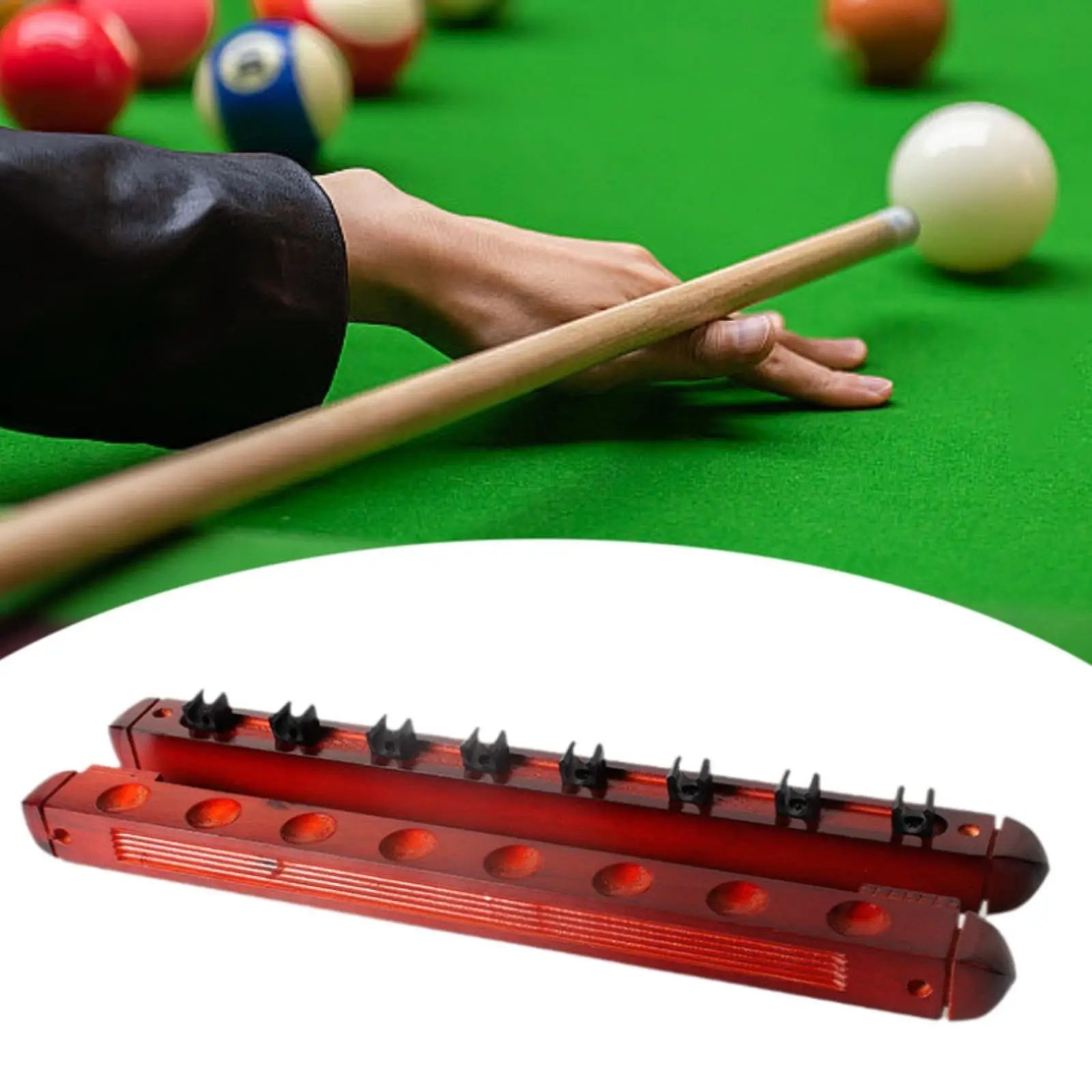 Wooden Billiard Cue Rack, Pool Cue Rack, Accessory Billiard Stick Wall Rack, Pool Cue Holder
Wooden Billiard Cue Rack, Pool Cue Rack, Accessory Billiard Stick Wall Rack, Pool Cue Holder