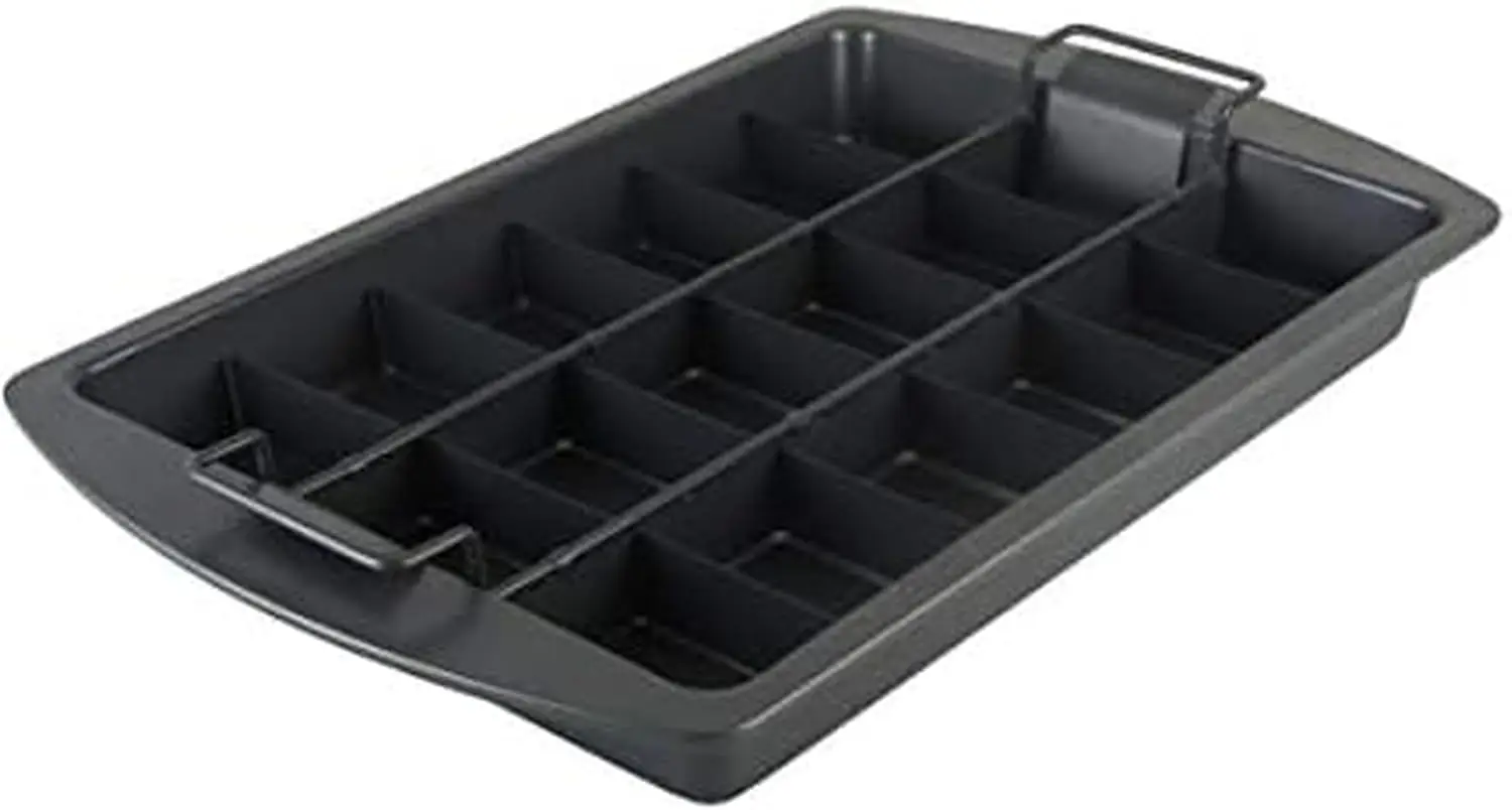 9x13 Inch Nonstick Brownie Pan - Perfect for Baking Evenly, Dark Gray
9x13 Inch Nonstick Brownie Pan - Perfect for Baking Evenly, Dark Gray
