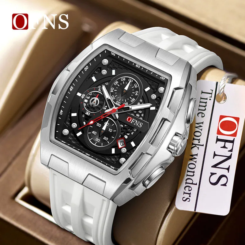 OFNS1210 Men's Quartz Watch Six Needle Multifunctional Timing Watch 5ATM Waterproof Night Light Shockproof Sports Men's Watch
OFNS1210 Men's Quartz Watch Six Needle Multifunctional Timing Watch 5ATM Waterproof Night Light Shockproof Sports Men's Watch