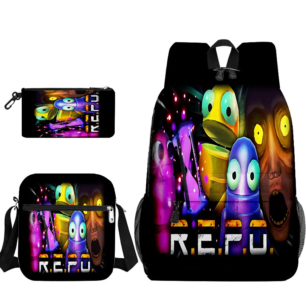 Popular Novelty Youthful R.E.P.O repo 3D Print 3pcs/Set Student Travel bags Laptop Daypack Backpack Shoulder Bag Pencil Case
Popular Novelty Youthful R.E.P.O repo 3D Print 3pcs/Set Student Travel bags Laptop Daypack Backpack Shoulder Bag Pencil Case