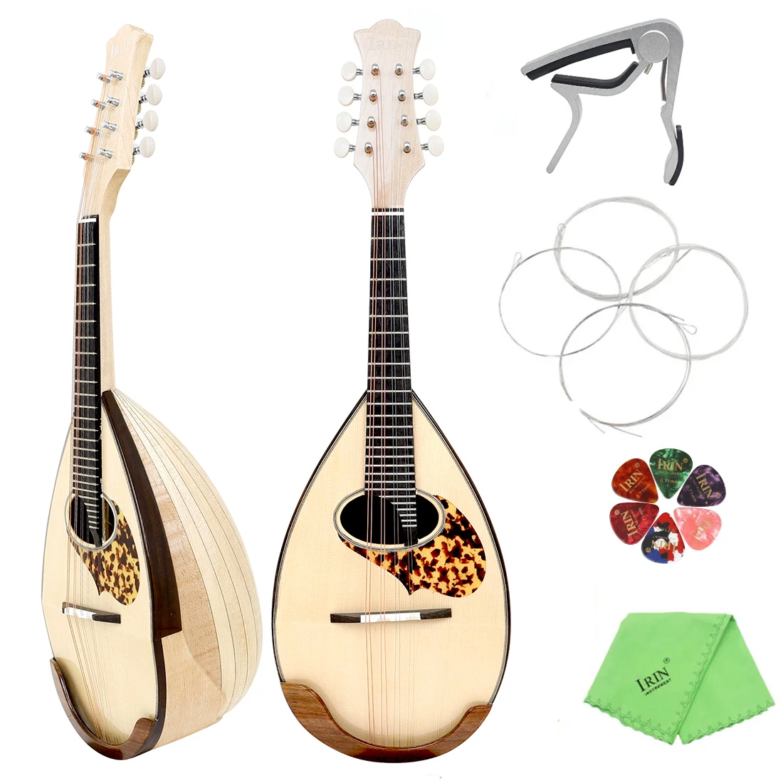 IRIN клен мандолина 8-струнная классическая мандолина MD-60 струнные инструменты мандолиновая струна каподастр аксессуары
IRIN клен мандолина 8-струнная классическая мандолина MD-60 струнные инструменты мандолиновая струна каподастр аксессуары