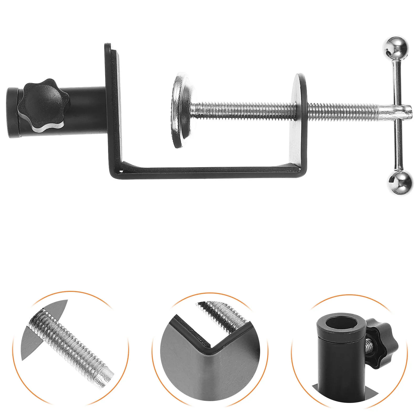 Heavy Duty Aluminum Alloy Desk Clamp Table Mount Iron Cantilever Bracket Adjustable Table Clip Thick Metal Stable Base Home
Heavy Duty Aluminum Alloy Desk Clamp Table Mount Iron Cantilever Bracket Adjustable Table Clip Thick Metal Stable Base Home