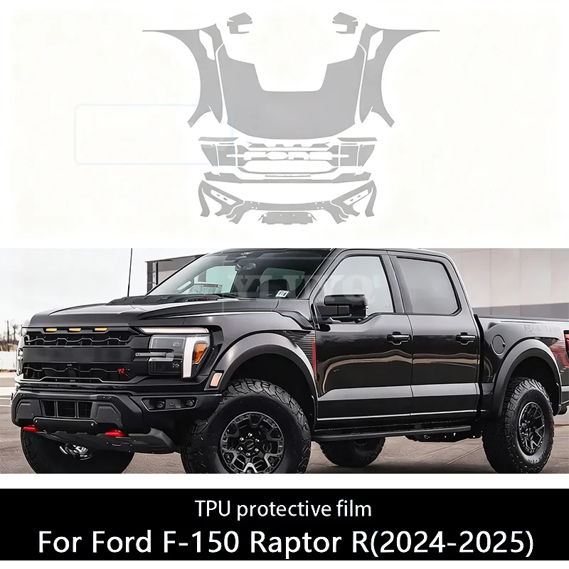 For Ford F-150 Raptor R F150 2024-2025 PreCut Paint Protection Film PPF Kit Self-Healing Bra Body Sticker Anti-Scratch Resistant
For Ford F-150 Raptor R F150 2024-2025 PreCut Paint Protection Film PPF Kit Self-Healing Bra Body Sticker Anti-Scratch Resistant