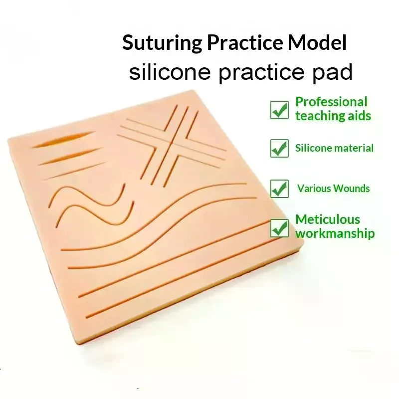 Прочный силиконовый коврик для практики наложения швов на коже, реалистичный 3-слойный коврик для работы на рану для тренировок, медицинские принадлежности для татуировок
Прочный силиконовый коврик для практики наложения швов на коже, реалистичный 3-слойный коврик для работы на рану для тренировок, медицинские принадлежности для татуировок