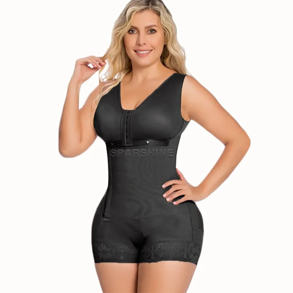 Sleeveless Waist Trainer High Compression Body Shaper Bodysuit Tummy Control Flat Belly Butt Lifter Side Zipper Shapewear
Sleeveless Waist Trainer High Compression Body Shaper Bodysuit Tummy Control Flat Belly Butt Lifter Side Zipper Shapewear