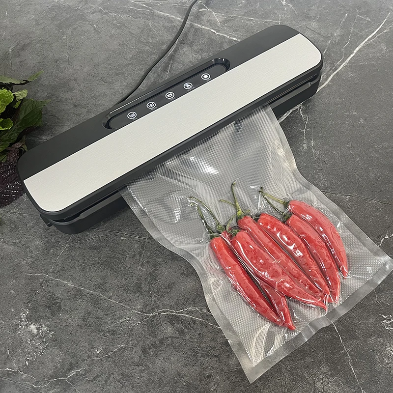 Новая машина для вакуумной запайки пищевых продуктов XV625, автоматическая бытовая ручная машина для запечатывания и хранения одной кнопкой, портативная машина для упаковки пищевых продуктов
Новая машина для вакуумной запайки пищевых продуктов XV625, автоматическая бытовая ручная машина для запечатывания и хранения одной кнопкой, портативная машина для упаковки пищевых продуктов