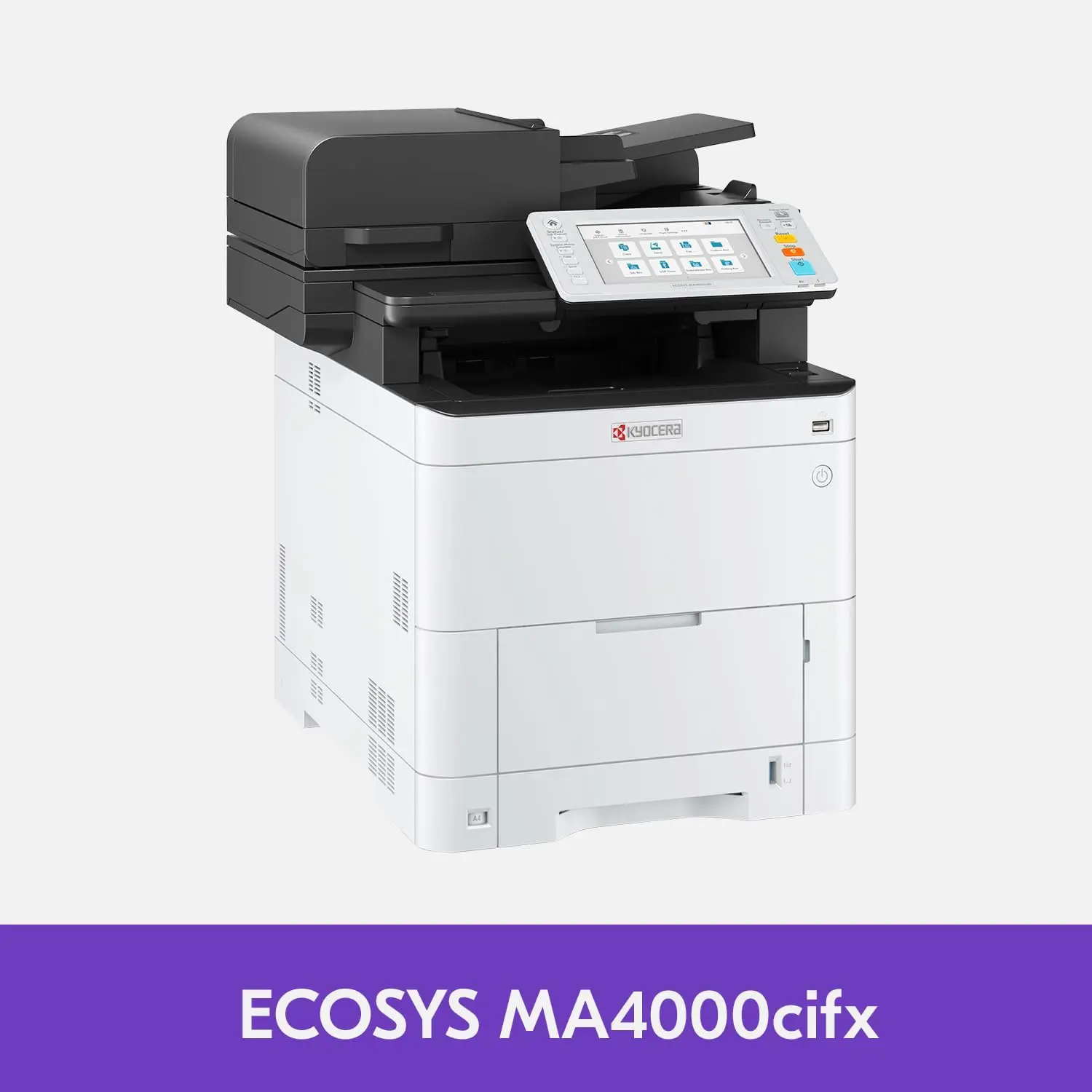 All-in-One Laser Printer 42ppm Print Copy Scan Fax 1200dpi Gigabit Ethernet HyPAS 7 Touchscreen Dual Scan Document Processor
All-in-One Laser Printer 42ppm Print Copy Scan Fax 1200dpi Gigabit Ethernet HyPAS 7 Touchscreen Dual Scan Document Processor