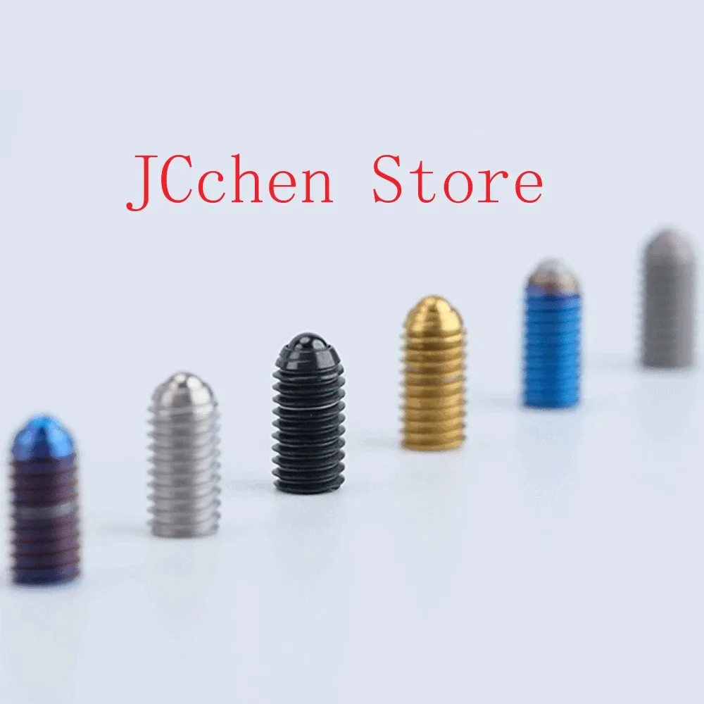 Multiple Color M6 GR5 Titanium Alloy Cup point 3mm Allen Socket Fine tuning Screw For Bike Road Bicycle Front rear steel ball
Multiple Color M6 GR5 Titanium Alloy Cup point 3mm Allen Socket Fine tuning Screw For Bike Road Bicycle Front rear steel ball