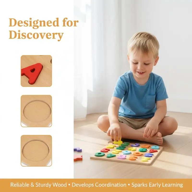Kids Educational Wooden Puzzles Alphabet Numbers Learning Intelligence Game
Kids Educational Wooden Puzzles Alphabet Numbers Learning Intelligence Game