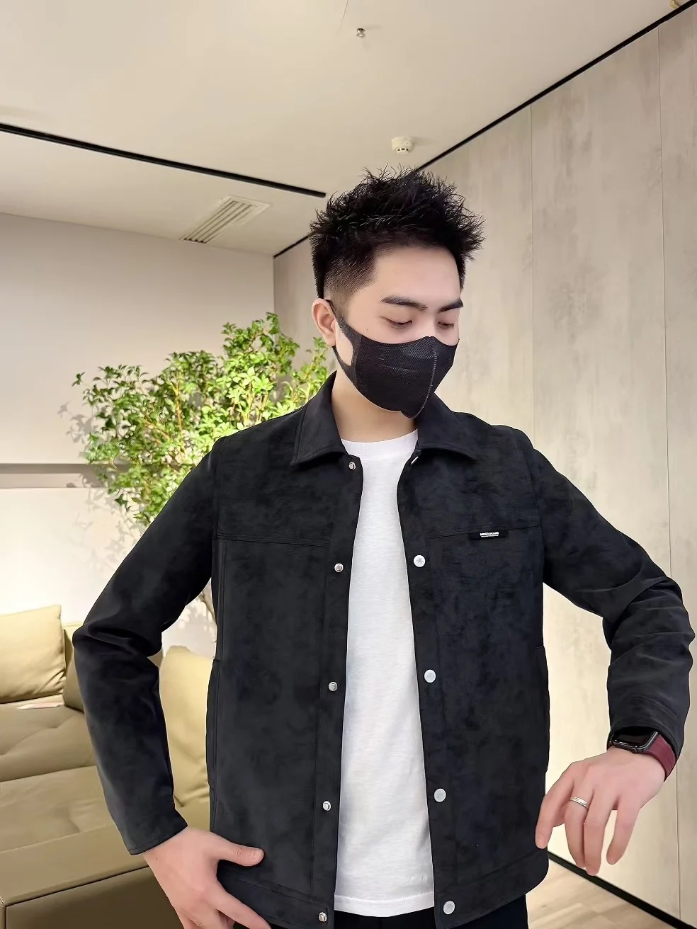 Мужская осенняя новинка: повседневная комфортная куртка с классическим воротником, верхняя одежда в деловом стиле, с антимикробной обработкой, китайские товары
Мужская осенняя новинка: повседневная комфортная куртка с классическим воротником, верхняя одежда в деловом стиле, с антимикробной обработкой, китайские товары