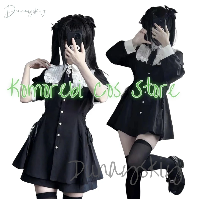 Jirai Kei Mini Dress + Safety Panties Two Set Y2k Japanese Black JK Lace Ruffle Bow Lolita Harajuku Suit Women Kawaii Outfit
Jirai Kei Mini Dress + Safety Panties Two Set Y2k Japanese Black JK Lace Ruffle Bow Lolita Harajuku Suit Women Kawaii Outfit