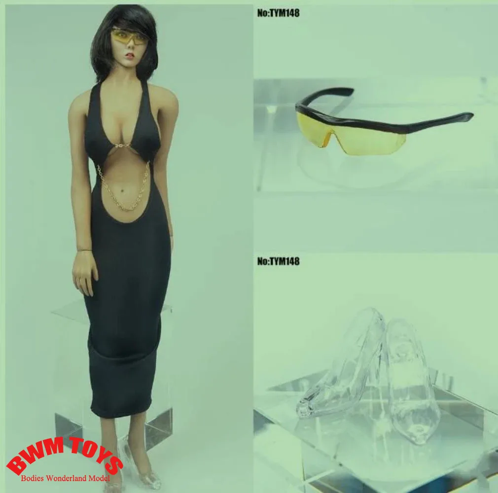 1/6 Sexy Women's Clothes Open Chest Deep-V Hollowed Waist Slim Bra Long Party Evening Dress High Shoes for 12'' Action Figure
1/6 Sexy Women's Clothes Open Chest Deep-V Hollowed Waist Slim Bra Long Party Evening Dress High Shoes for 12'' Action Figure
