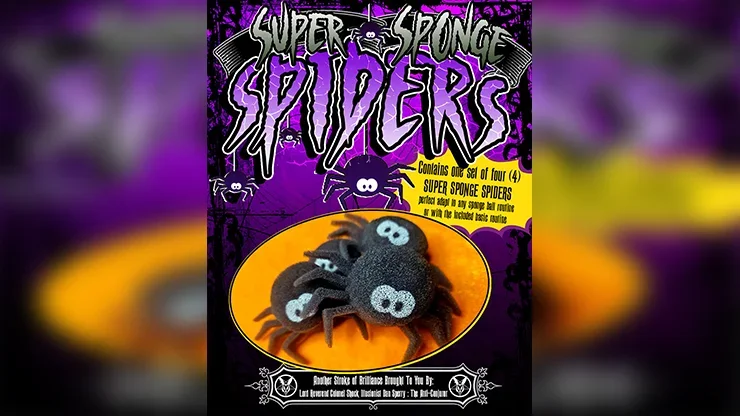 Super Sponge Spiders Sponge Ball Set - Magic tricks (Instant Download)
Super Sponge Spiders Sponge Ball Set - Magic tricks (Instant Download)