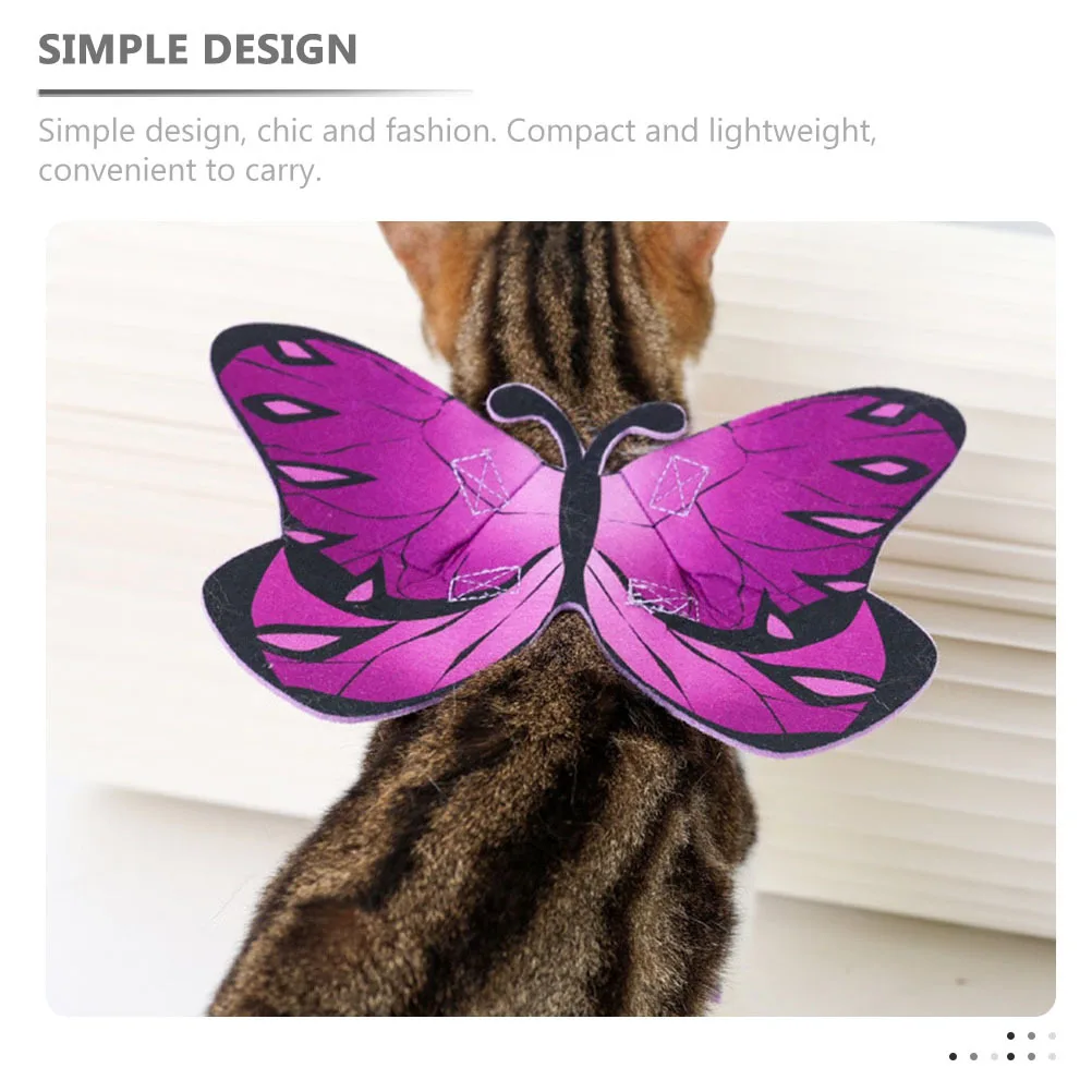 Purple Cat Costume Butterflies Wing Strap Adorable Pet Halloween Party Decorative Dress Up Outfit Cat Costume Lovely Pet Outfit
Purple Cat Costume Butterflies Wing Strap Adorable Pet Halloween Party Decorative Dress Up Outfit Cat Costume Lovely Pet Outfit
