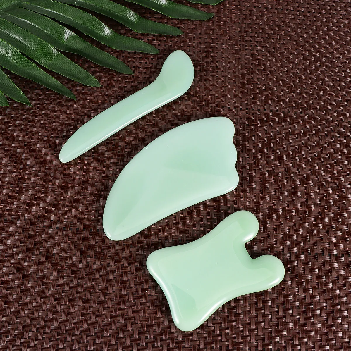 3Pcs Jade Gua Sha Therapy Scraping Plates Smooth Polished Edge Facial Body Massage Tools Gua Sha Accessories Scraping Plate
3Pcs Jade Gua Sha Therapy Scraping Plates Smooth Polished Edge Facial Body Massage Tools Gua Sha Accessories Scraping Plate