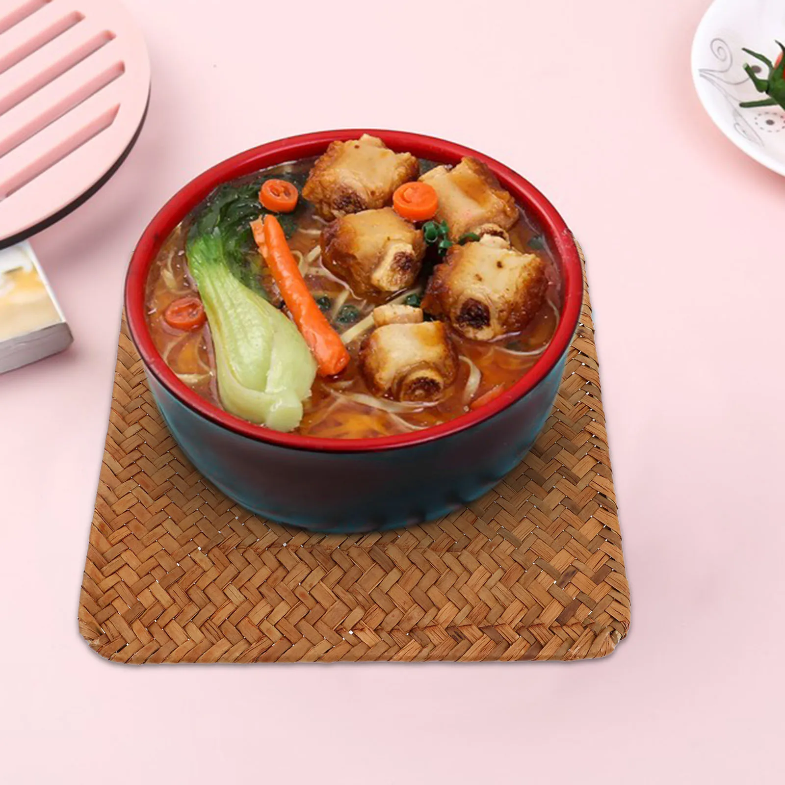 1pcs Seagrass Placemats 20X20 Cm Woven Table Mats Retro Non-Slip Heat Resistant Dining Placemat For Kitchen Coffee Table Home
1pcs Seagrass Placemats 20X20 Cm Woven Table Mats Retro Non-Slip Heat Resistant Dining Placemat For Kitchen Coffee Table Home