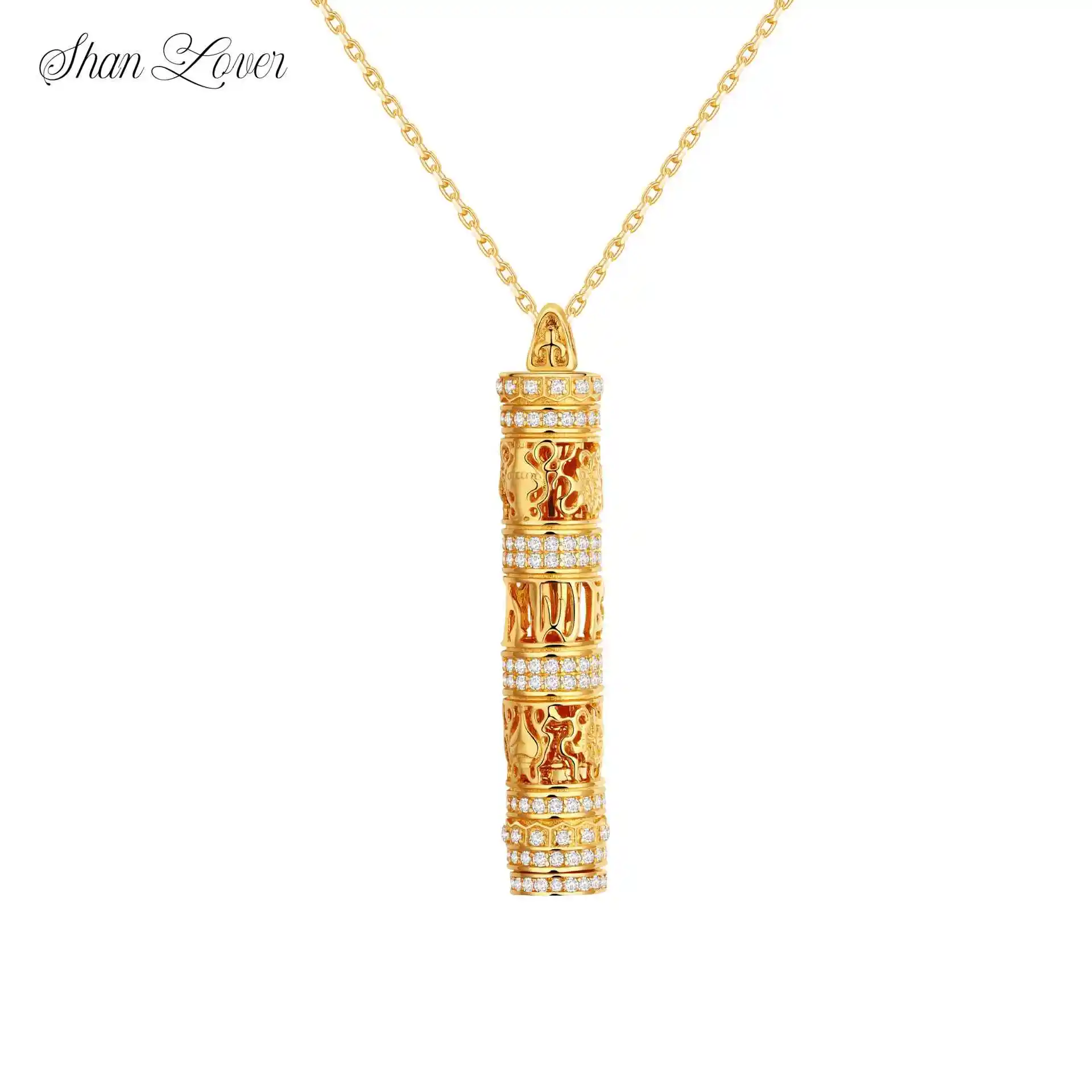ShanLover Brand 925 Sterling Silver Religion Buddhism Pendant Necklace 18k Gold Plating Jewelry Detachable S925 Silver Pendant
ShanLover Brand 925 Sterling Silver Religion Buddhism Pendant Necklace 18k Gold Plating Jewelry Detachable S925 Silver Pendant